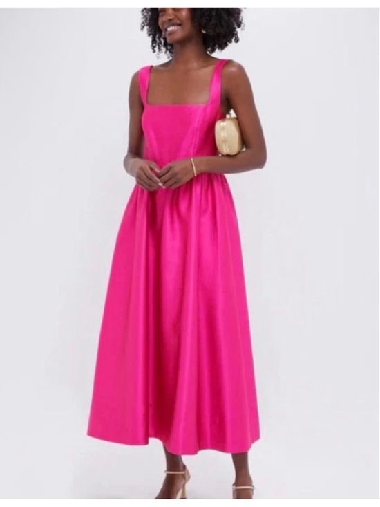 Tuckernuck Dresses & Skirts - NWT Tuckernuck Dupioni Esme Midi Dress in Pink, Size L Sold Out!